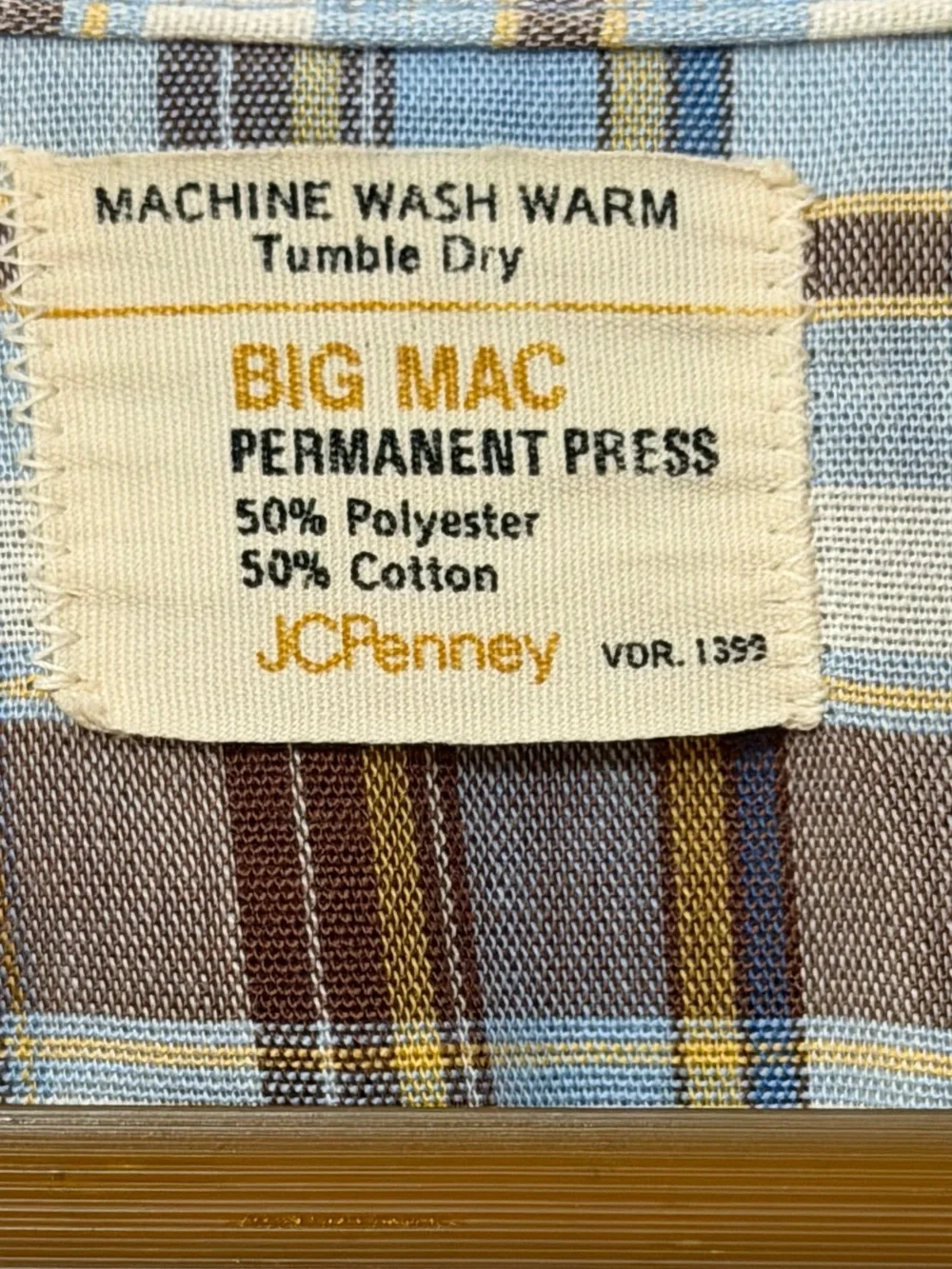 Vintage 70’s JC Penneys Big Mac Pearl Snap Shirt